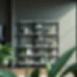 Elegant bookshelf showcasing modern design and craftsmanship