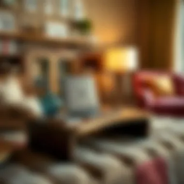 Materials Used in Modern Lap Desks A diverse selection of materials used in portable lap desks.