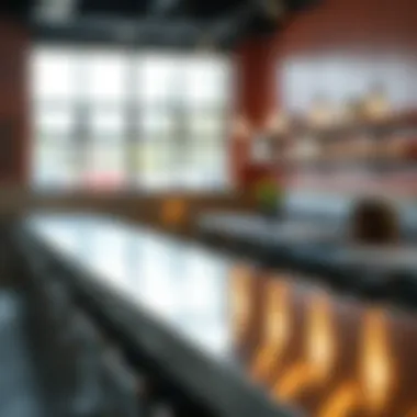 A variety of stainless steel table designs showcasing versatility