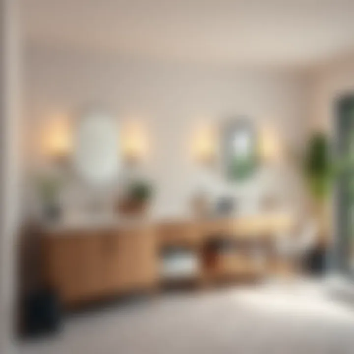 Efficient layout ideas for integrating vanities