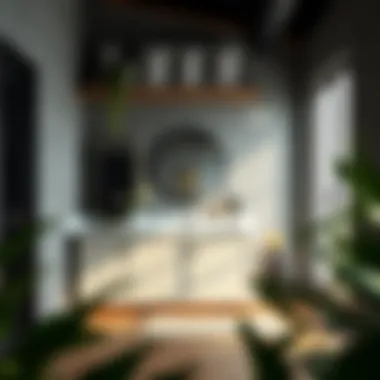 Innovative storage solutions for small room vanities