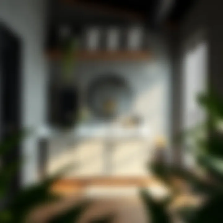 Innovative storage solutions for small room vanities