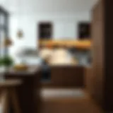 A well-designed kitchen cabinet layout showcasing optimal space utilization