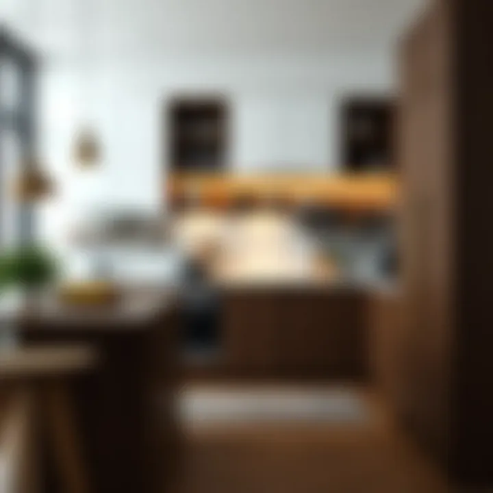 A well-designed kitchen cabinet layout showcasing optimal space utilization