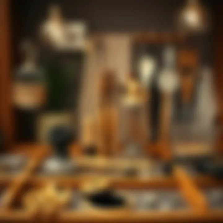 Traditional Closet Organization Tools An array of traditional closet organization tools displayed neatly