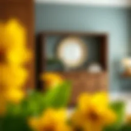 Elegant dresser featuring intricate woodwork and modern design