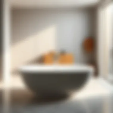 Amazon tub in a stylish bathroom setting