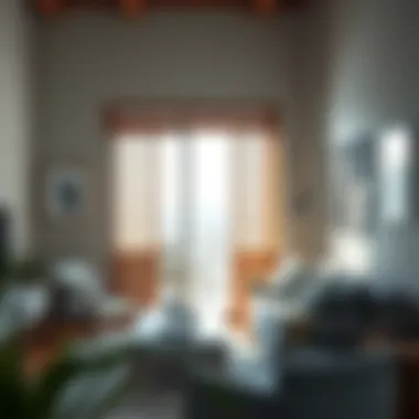 Ease of Installing Bamboo Blinds Installation of bamboo patio door blinds showcasing ease and versatility