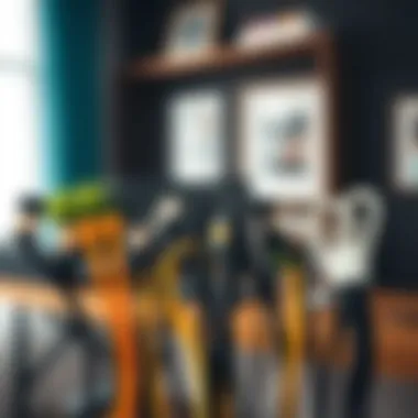 Various types of cable management ties displayed