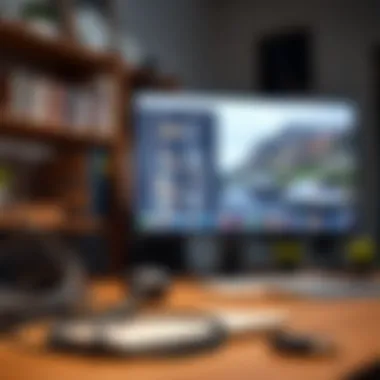 A workspace with effectively managed cables