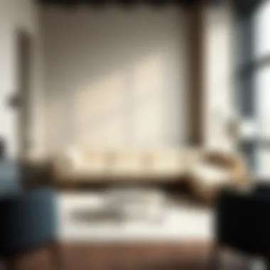 Elegant small sofa design showcasing modern aesthetics