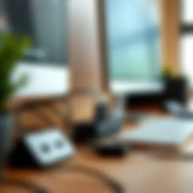 Desk Cord Organizer Features A close-up of a desk cord organizer highlighting its features