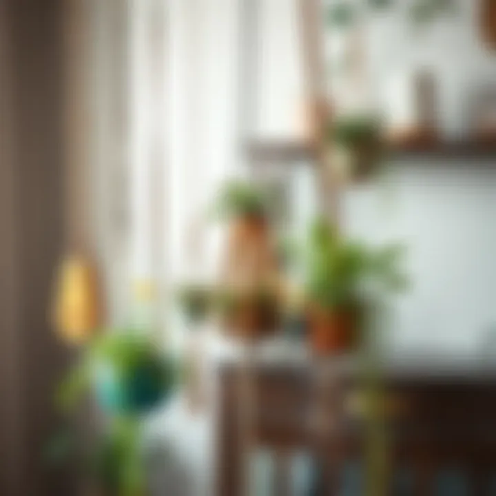 Variety of Pulley Plant Hangers Diverse types of pulley plant hangers arranged aesthetically