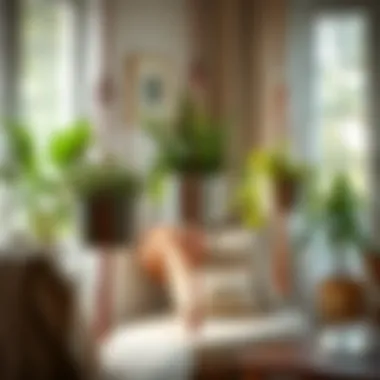 Creative Applications of Pulley Plant Hangers Innovative uses of pulley plant hangers in different interior styles