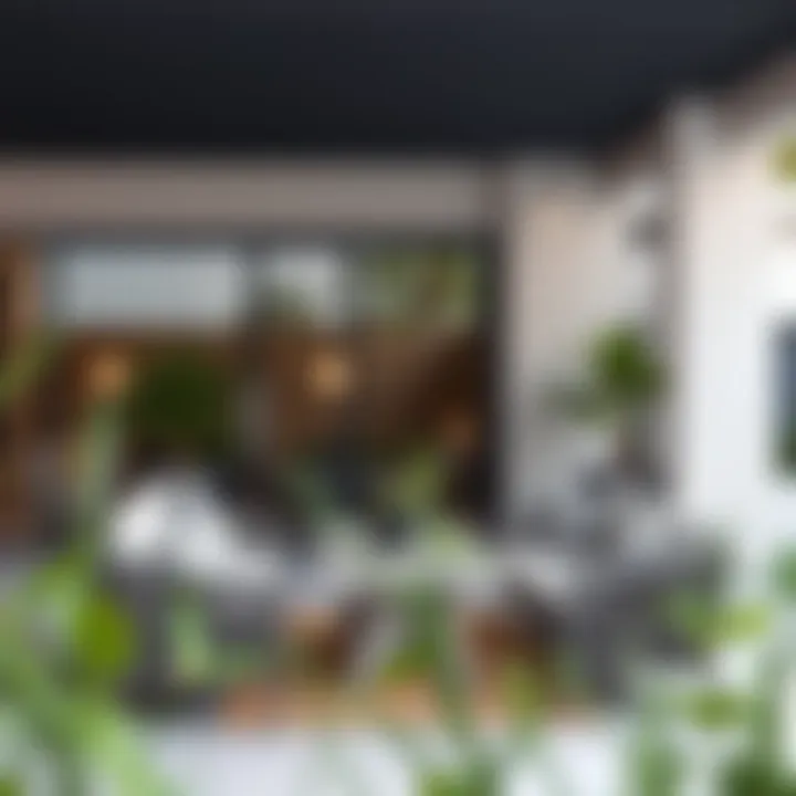 Contemporary Outdoor Elegance Elegant arrangement of a 10-seater patio set in a contemporary outdoor space