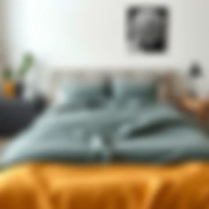 Modern Designed XL Single Bed Sheets Modern design of XL single bed sheets on a stylish bed