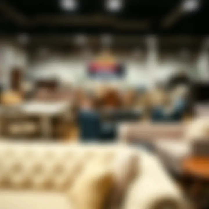 A variety of stylish furniture pieces available at Woodbridge